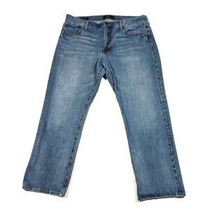 Lucky Brand 363 Jeans 38Wx30L Mens Blue Denim Vintage Straight Distressed